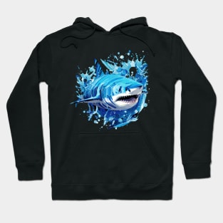 Shark Fish Ocean World Wildlife Wonder Abstract Hoodie